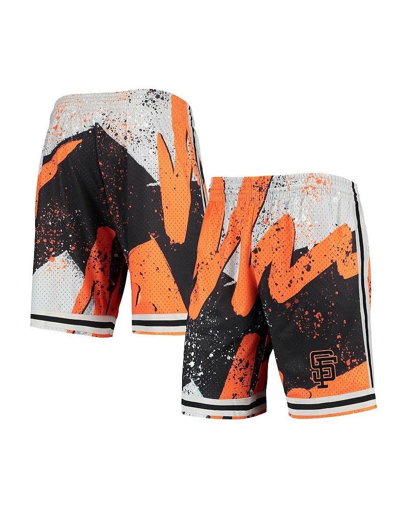 Men's Black San Francisco Giants Hyper Hoops Shorts $35.20 Shorts
