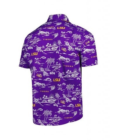 Men's Purple LSU Tigers Classic Button-Down Shirt $61.10 Shirts