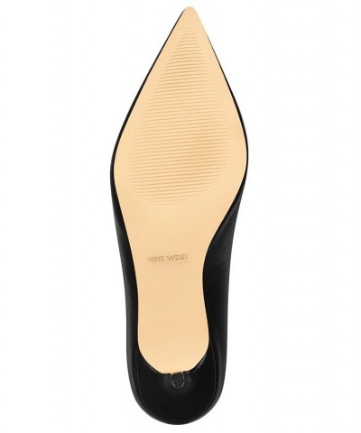 Women's Arlene Kitten Heel Pointy Toe Pumps Black $39.60 Shoes