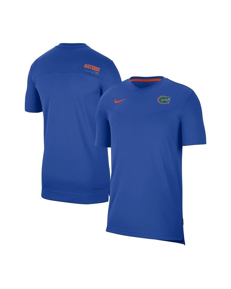 Men's Royal Florida Gators 2022 Coaches UV Performance T-shirt $33.59 T-Shirts