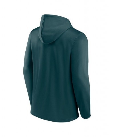 Men's Branded Midnight Green, Black Philadelphia Eagles Ball Carrier Full-Zip Hoodie $37.40 Sweatshirt