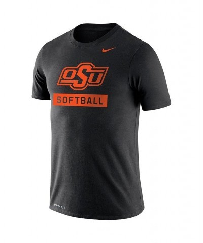 Men's Black Oklahoma State Cowgirls Softball Drop Legend Performance T-shirt $25.00 T-Shirts