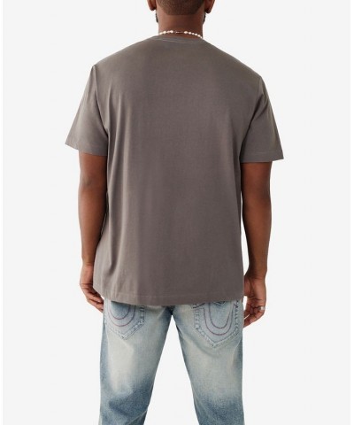 Men's Short Sleeves Relaxed SRS T-shirt Gray $25.21 T-Shirts
