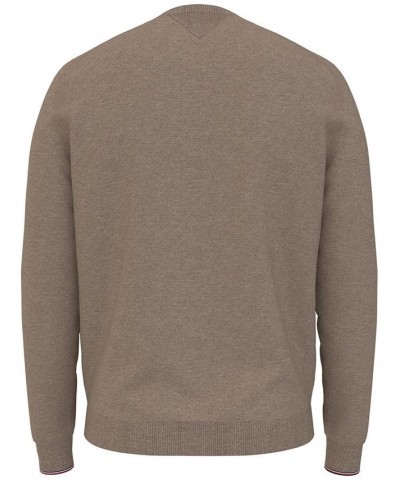 Men's Niles Logo Crewneck Sweater Tan/Beige $25.39 Sweaters