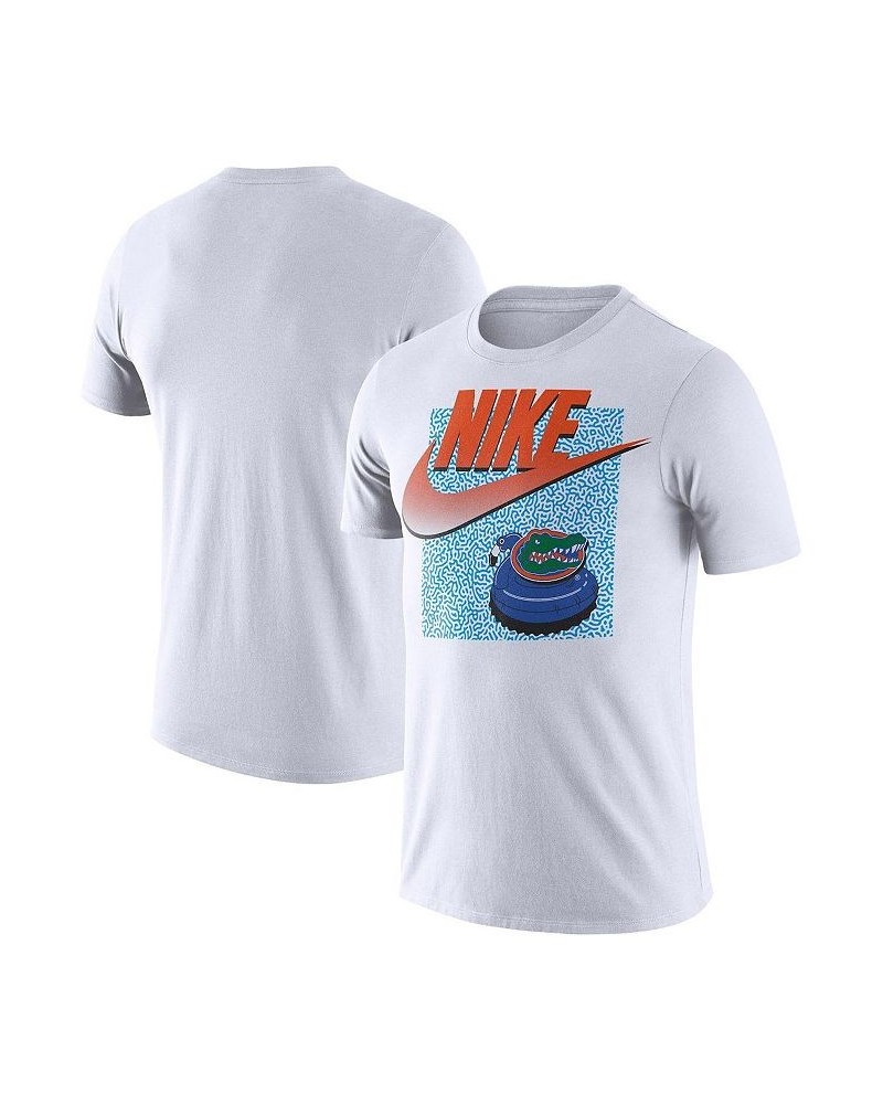 Men's White Florida Gators Swoosh Spring Break T-shirt $19.60 T-Shirts