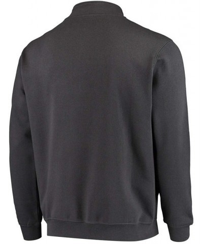 Men's Charcoal Michigan State Spartans Tortugas Logo Quarter-Zip Jacket $24.60 Sweatshirt