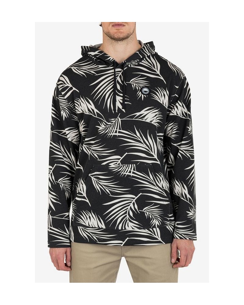 Men's OG Hooded Poncho Sweatshirt Black $30.75 Sweatshirt