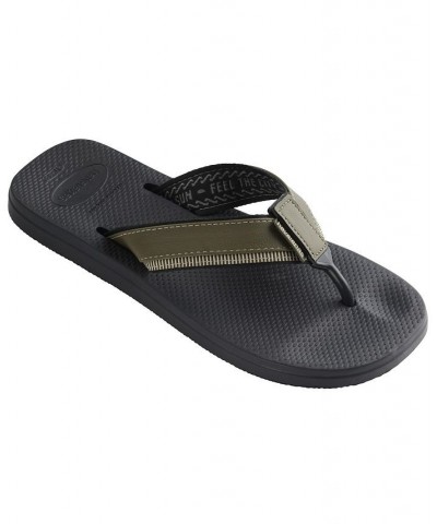 Men's Urban Blend Flip-Flop Sandal Gray $26.88 Shoes