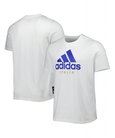 Men's White Italy National Team DNA T-shirt $24.50 T-Shirts