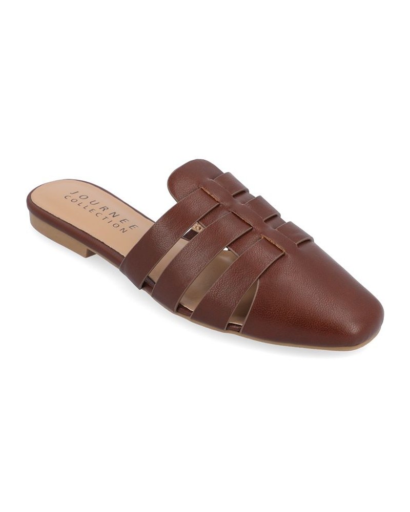 Women's Jazybell Caged Flats PD02 $43.34 Shoes