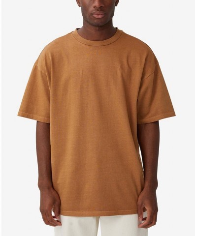 Men's Heavy Weight Short Sleeve T-shirt Yellow $22.50 T-Shirts