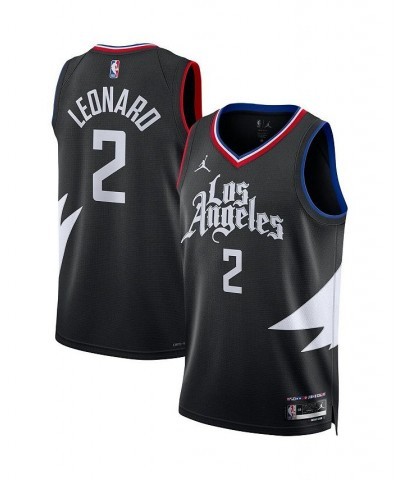 Men's Brand Kawhi Leonard Black LA Clippers 2022/23 Statement Edition Swingman Jersey $57.20 Jersey