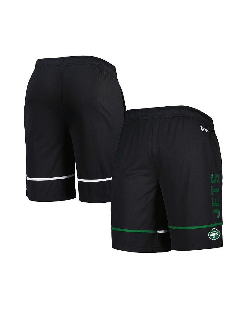 Men's Black New York Jets Combine Authentic Rusher Training Shorts $22.78 Shorts