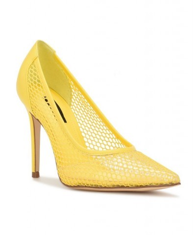 Women's Flings Dress Pumps Yellow $48.79 Shoes