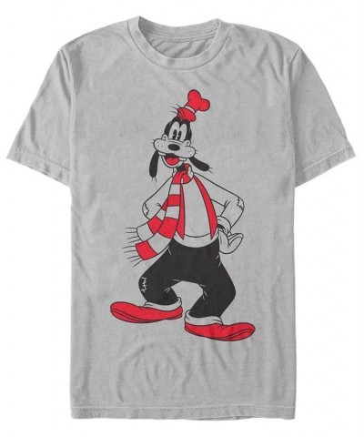 Men's Goofy Winter Fill Short Sleeve T-Shirt Silver $18.54 T-Shirts