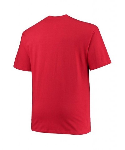 Men's Scarlet Ohio State Buckeyes Big and Tall Arch Team Logo T-shirt $20.00 T-Shirts