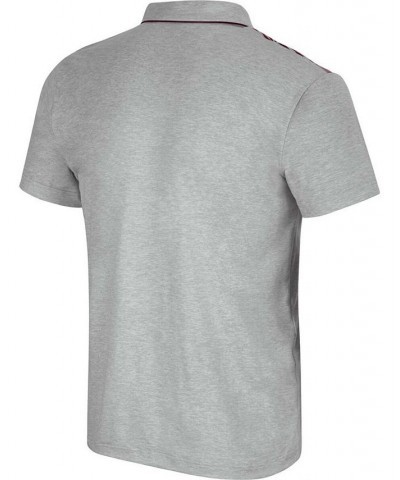 Men's Gray Arizona State Sun Devils Needles Polo Shirt $24.93 Polo Shirts