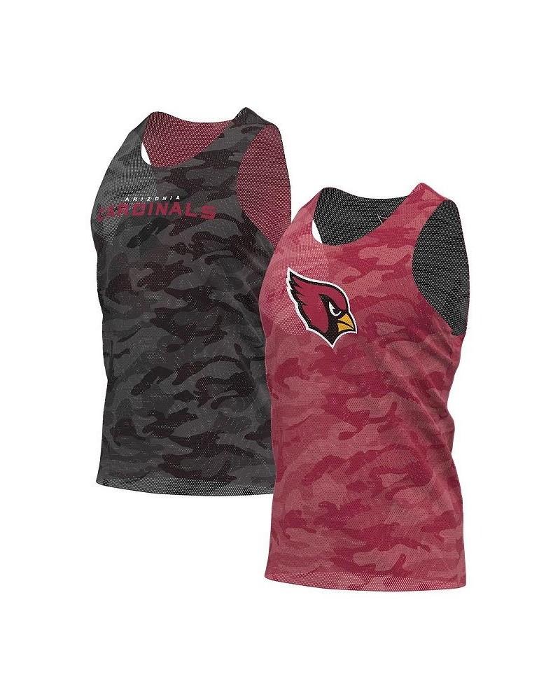 Men's Cardinal and Gray Arizona Cardinals Reversible Mesh Tank Top $23.50 T-Shirts
