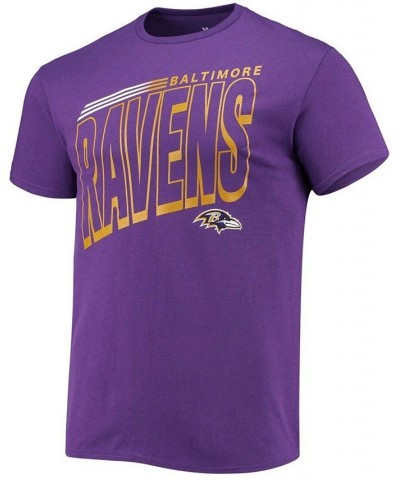 Men's Purple Baltimore Ravens Hail Mary T-shirt $17.20 T-Shirts