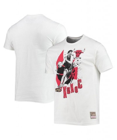 Men's Toni Kukoc White Chicago Bulls Suite Sensations Player T-shirt $25.36 T-Shirts