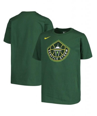 Men's Green Seattle Storm WNBA Logo T-shirt $14.35 T-Shirts
