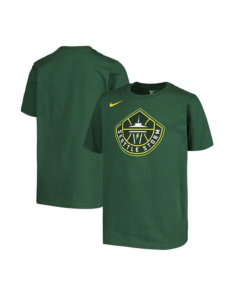 Men's Green Seattle Storm WNBA Logo T-shirt $14.35 T-Shirts