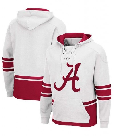 Men's White Alabama Crimson Tide Hockey 3.0 Pullover Hoodie $41.24 Sweatshirt