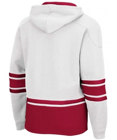 Men's White Alabama Crimson Tide Hockey 3.0 Pullover Hoodie $41.24 Sweatshirt