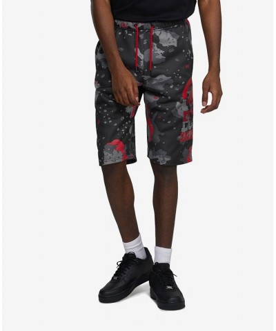 Men's Big and Tall Bigger Hit Fleece Shorts Black $22.56 Shorts