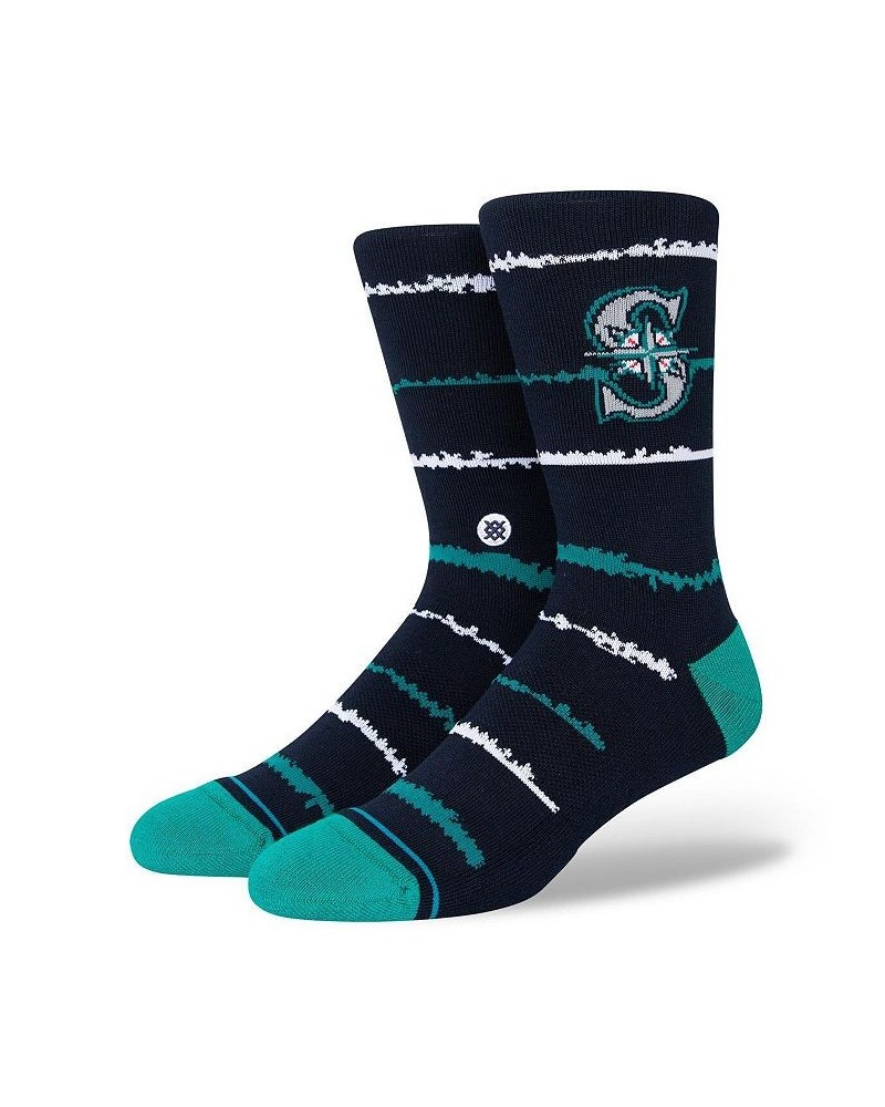 Men's Seattle Mariners Chalk Crew Socks $12.96 Socks