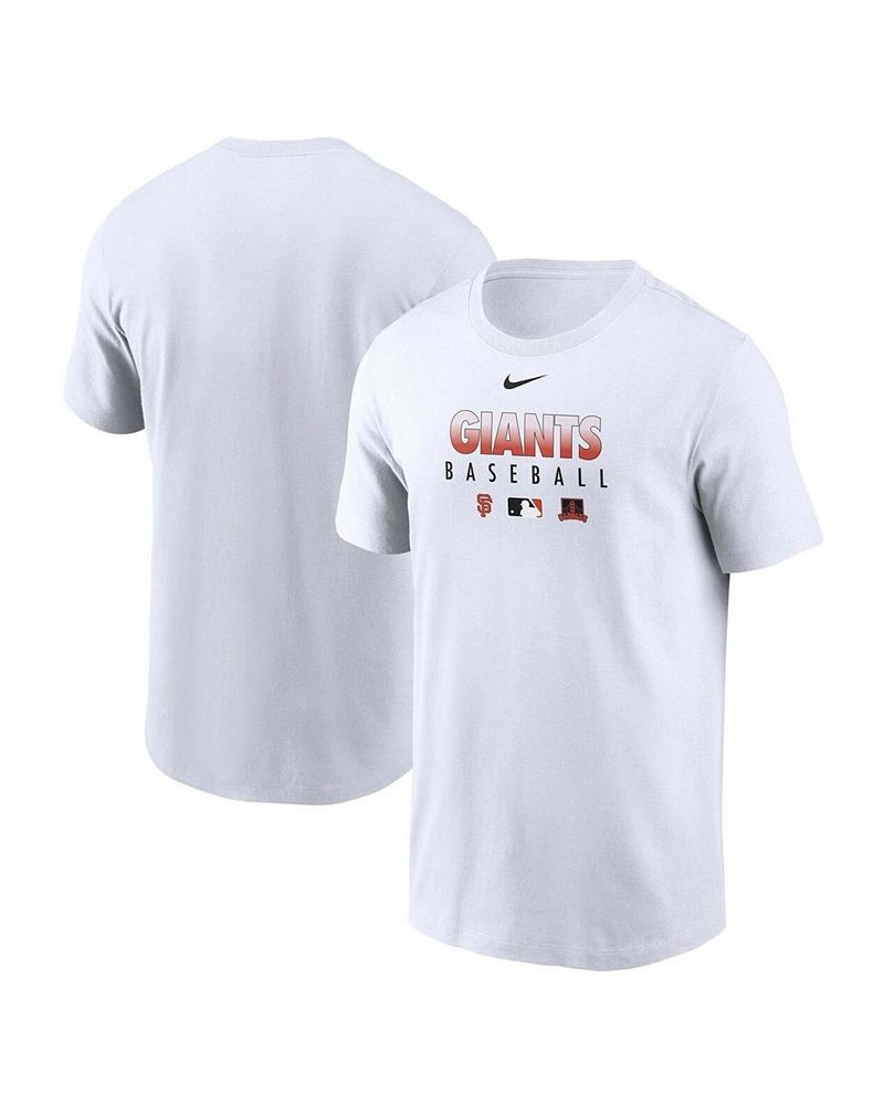 Men's White San Francisco Giants Authentic Collection Team Performance T-shirt $24.74 T-Shirts