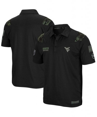 Men's Black West Virginia Mountaineers OHT Military Inspired Appreciation Sierra Polo $27.60 Polo Shirts