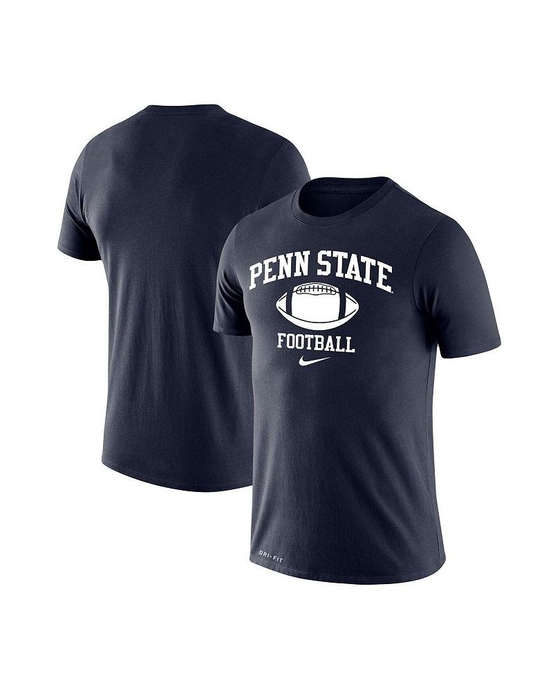 Men's Navy Penn State Nittany Lions Big and Tall Legend Retro Football Performance T-shirt $27.49 T-Shirts