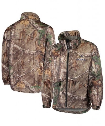 Men's Realtree Camo Baltimore Ravens Sportsman Waterproof Packable Full-Zip Jacket $36.90 Jackets