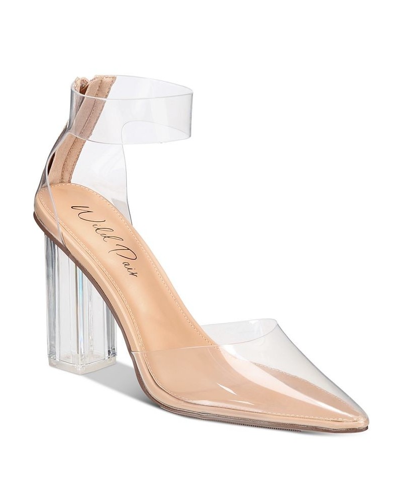 Dellie Ankle-Strap Pumps Tan/Beige $20.68 Shoes