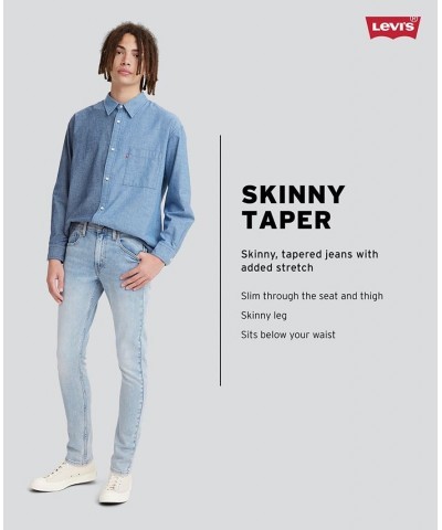 Men's Skinny Tapered Jeans Black $28.85 Jeans