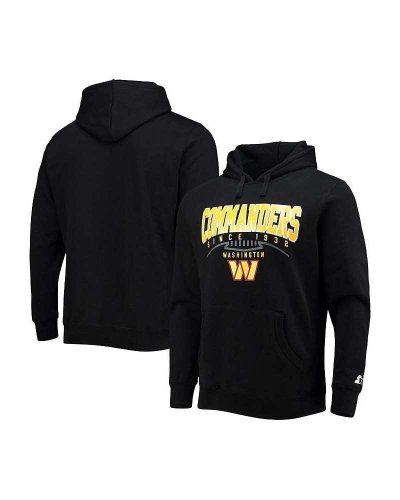 Men's Black Washington Commanders Premier Pullover Hoodie $34.10 Sweatshirt