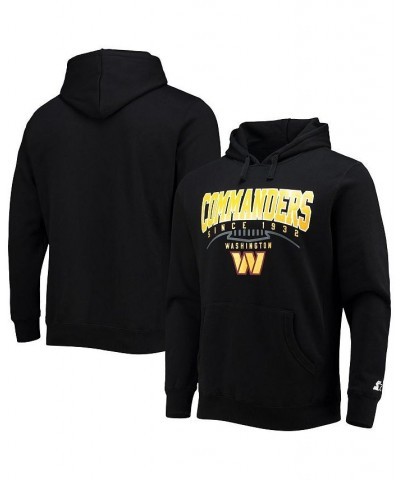 Men's Black Washington Commanders Premier Pullover Hoodie $34.10 Sweatshirt