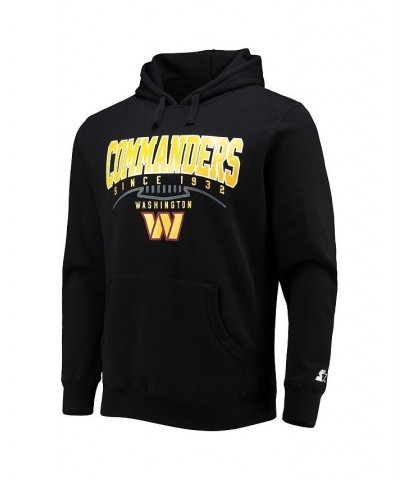 Men's Black Washington Commanders Premier Pullover Hoodie $34.10 Sweatshirt