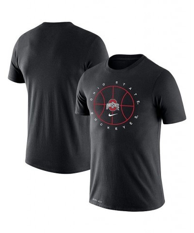 Men's Black Ohio State Buckeyes Basketball Icon Legend Performance T-shirt $22.50 T-Shirts