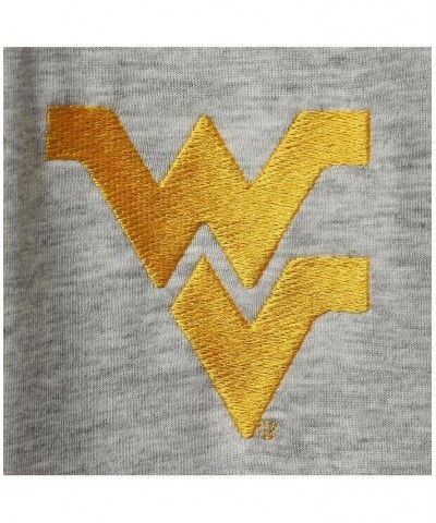 Men's Heathered Gray West Virginia Mountaineers Field Day Team Quarter-Zip Jacket $31.19 Jackets