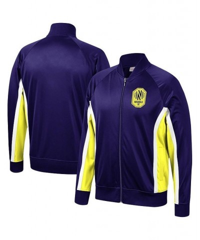 Men's Navy Nashville SC Championship Game Raglan Full-Zip Track Jacket $52.50 Jackets