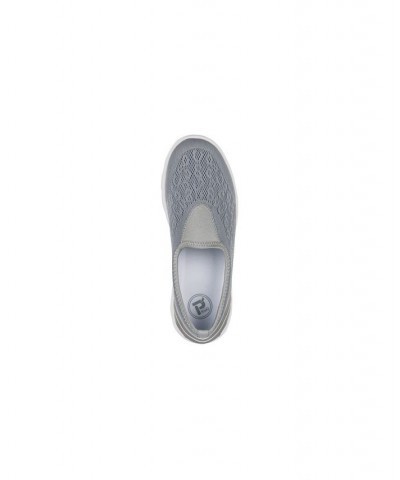 Women's Travelactive Slip On Sneaker Silver $41.25 Shoes