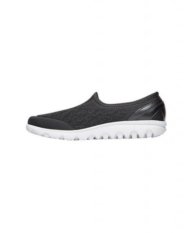 Women's Travelactive Slip On Sneaker Silver $41.25 Shoes