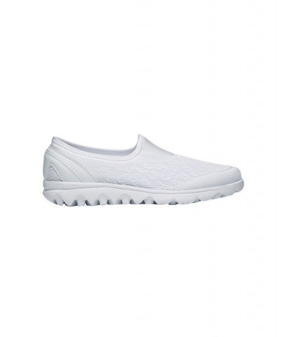 Women's Travelactive Slip On Sneaker Silver $41.25 Shoes