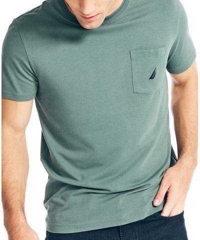 Men's Classic-Fit Solid Crew Neck Pocket T-Shirt PD07 $14.96 T-Shirts