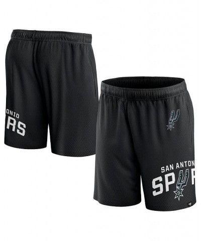 Men's Branded Black San Antonio Spurs Free Throw Mesh Shorts $16.80 Shorts