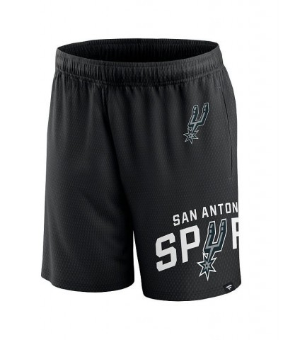 Men's Branded Black San Antonio Spurs Free Throw Mesh Shorts $16.80 Shorts