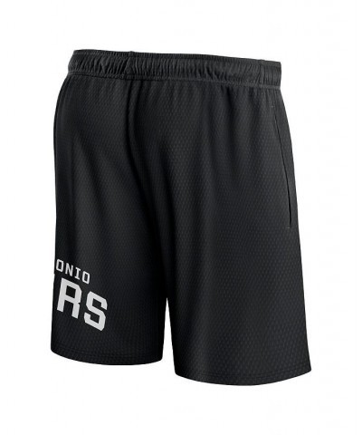 Men's Branded Black San Antonio Spurs Free Throw Mesh Shorts $16.80 Shorts