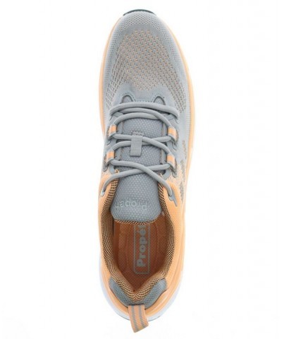 Women's Ultra Lace Up Sneakers Gray, Peach $56.38 Shoes